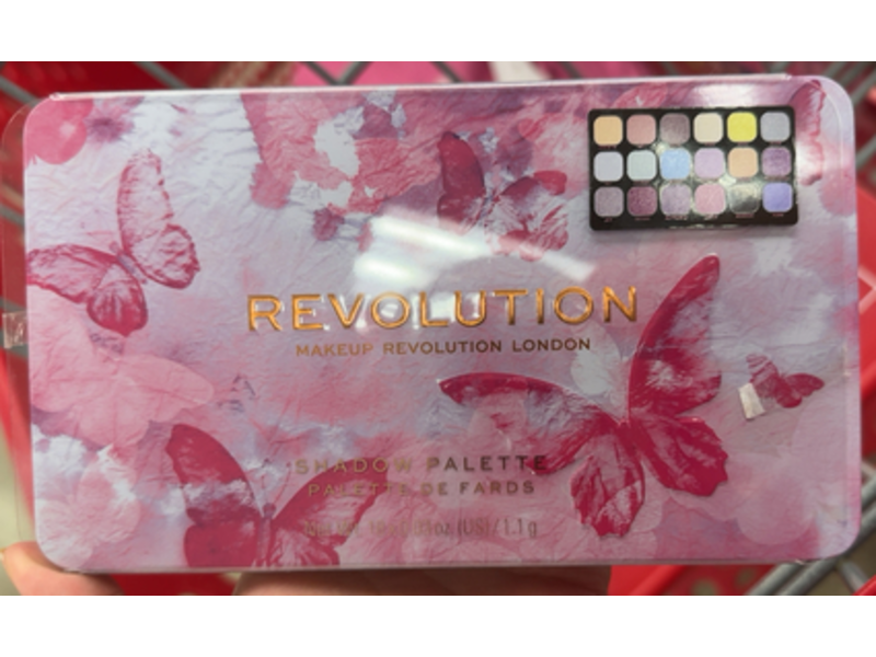 Makeup Revolution Forever Flawless Eyeshadow Palette, Butterfly, 0.77 oz/19.8 g