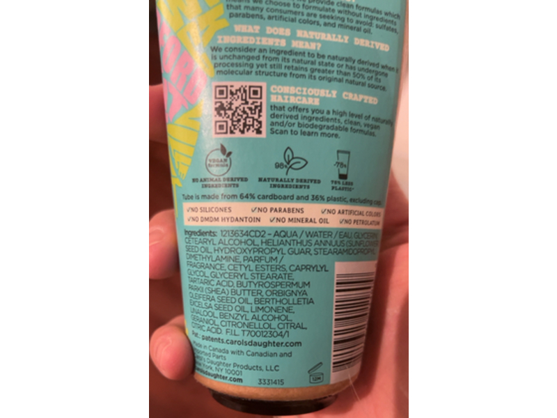 Carol's Daughter Born To Repair Defining Cream, Shea Butter & Babassu Oil, 6.8 fl oz/200 mL