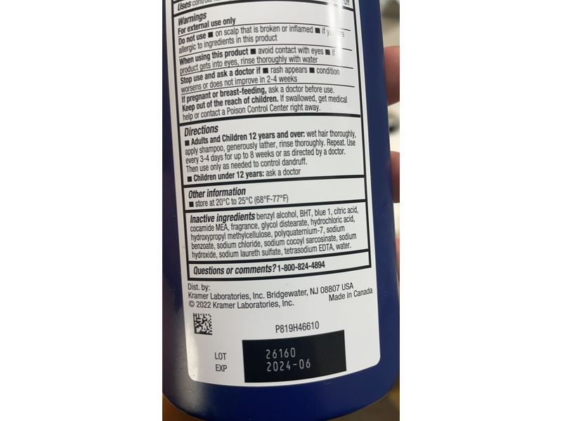 Nizoral Anti-Dandruff Shampoo, Ketoconazole 1%, Fresh Sent, 7 fl oz/200 mL