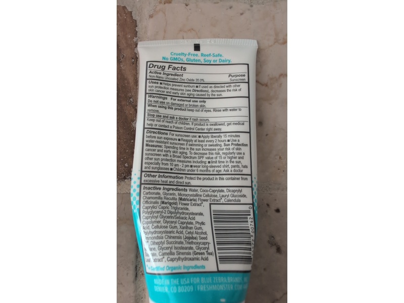 Fresh Monster Kids Mineral Sunscreen Lotion, SPF 30, 3 oz/89 mL