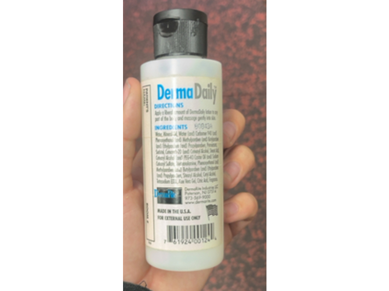 Derma Rite Daily Hand/Body Lotion, Aloe Vera Gel, 4 fl oz/118 mL