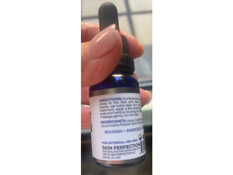 Skin Perfection 1% GHK-CU Serum, Copper Peptide, 0.5 fl oz/15 mL