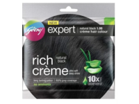 Godrej Expert Rich Cream Long Lasting Color, Natural Black 1.00, Aloe Vera, 20 g - thumbnail 1