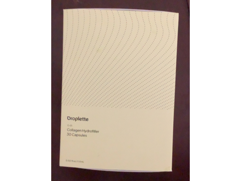 Droplette Collagen Hydro Filler Refill Capsules, 30 count