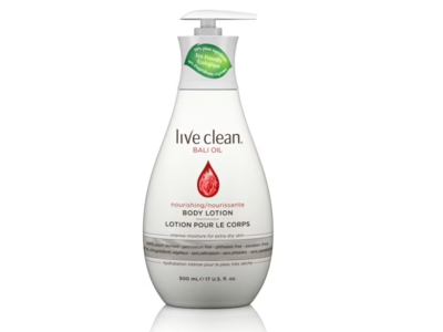 Live Clean Nourishing Body Lotion, Bali Oil, 17 fl oz/500 mL