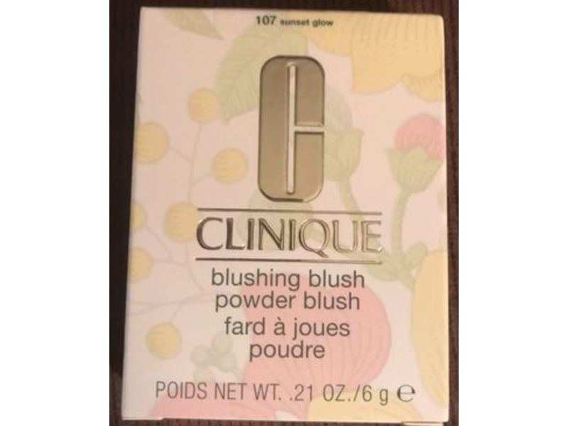 Clinique Blushing Blush Powder Blush, Sunset Glow, 0.21 oz/6 g