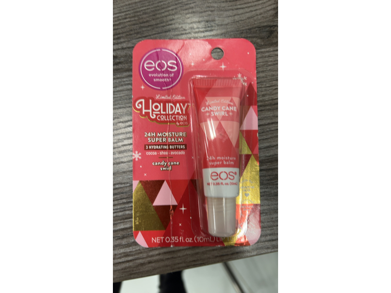 Eos Moisture Super Balm, Candy Cane Swirl, 0.35 fl oz/10 mL