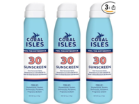 Coral Isles Sunscreen Spray, SPF 30, 6 oz/170 g, Pack Of 3 - thumbnail 1