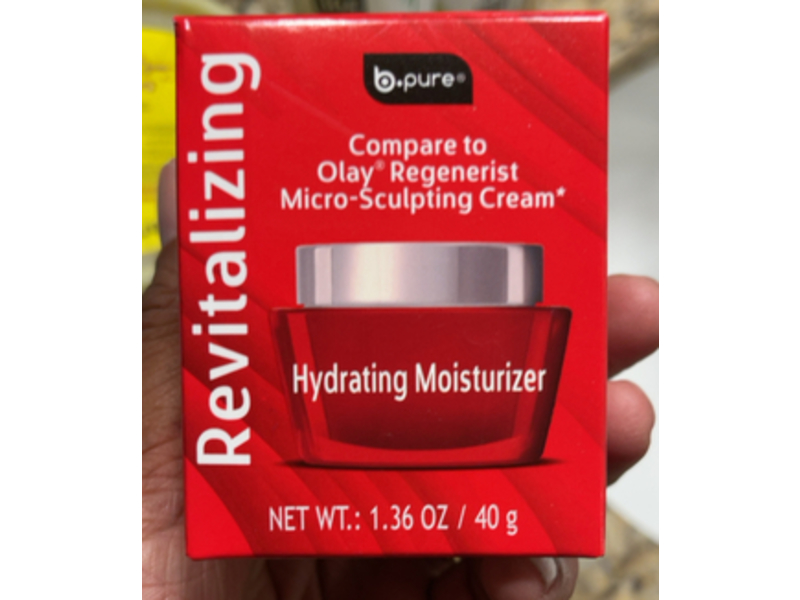 b.pure Revitalizing Hydrating Moisturizer, 1.36 oz/40 g