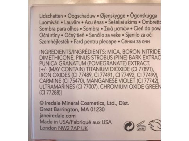 Jane Iredale Purepressed Eye Shadow Triple, Brown Sugar, 0.1 oz / 2.8 g