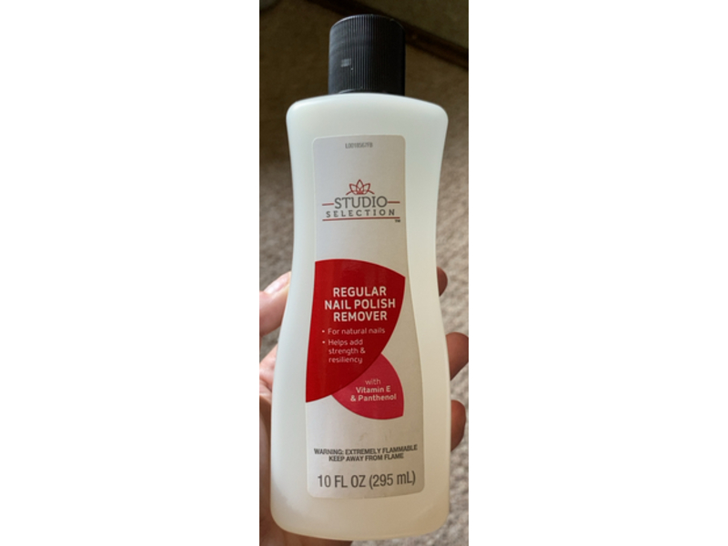 Studio Selection Regular Nail Polish Remover, Vitamin E & Panthenol, 10 fl oz/295 mL