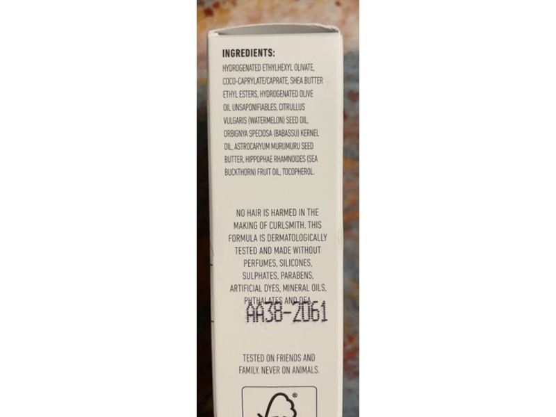 Curlsmith Shine Oil, Fragrance Free, 2 fl oz/60 mL