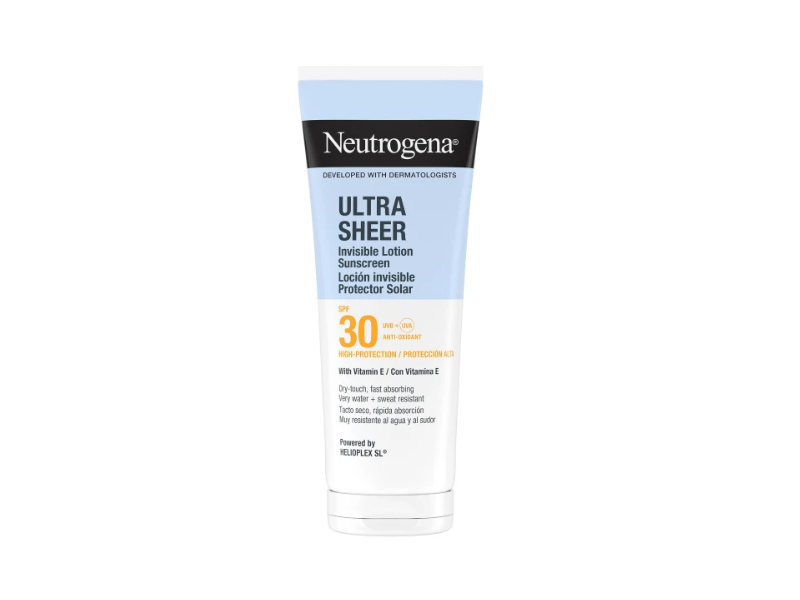 Neutrogena Ultra Sheer Invisible Lotion Sunscreen, SPF 30, 200 mL