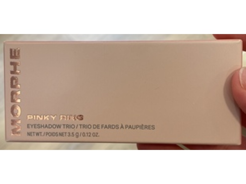 Morphe Eyeshadow Trio, Pinky Ring, 0.12 oz/3.5 g