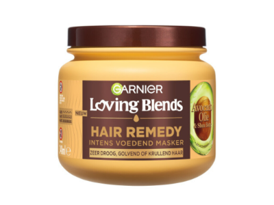 Garnier Loving Blends Hair Remedy Mask, Avocado Oil & Shea Butter, 340 mL