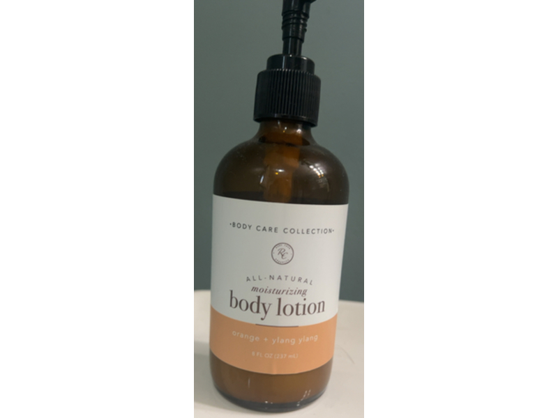 Rowe Casa Organics All Natural Moisturizing Body Lotion, Orange + Ylang Ylang, 8 fl oz/237 mL