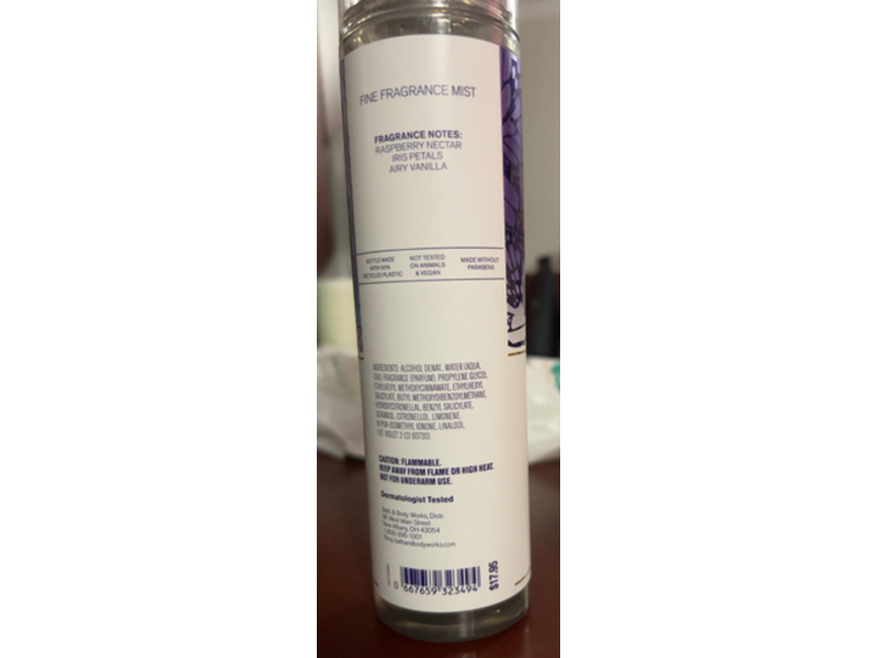 Bath & Body Works Fine Fragrance Mist, Butterfly, 8 floz/236 mL