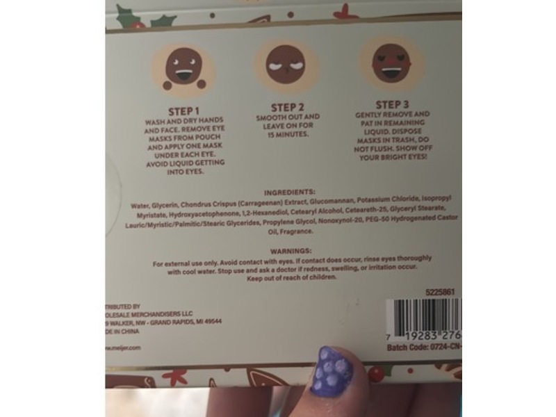 The Bath Collection Brightening Under Eye Mask, 2 Pairs