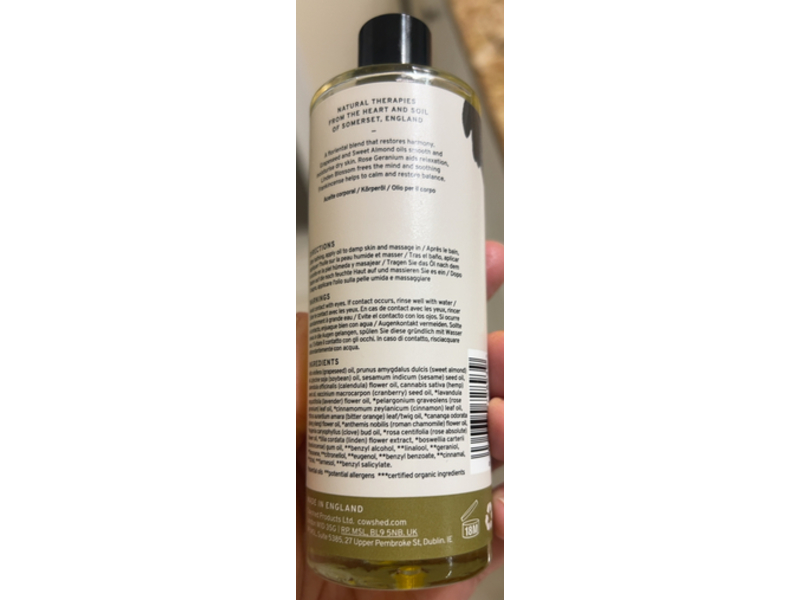 Cowshed Balance Restoring Body Oil, 3.38 fl oz/100 mL