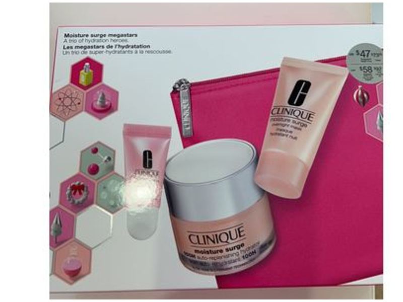 Clinique Moisture Surge Megastars Set, 4 Count