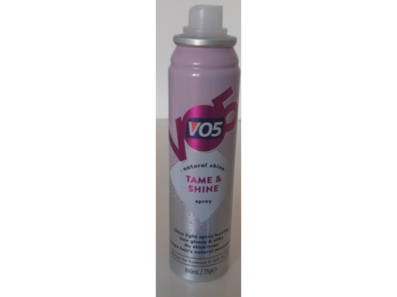 Vo5 Natural Shine Tame And Shine Spray, 100 mL