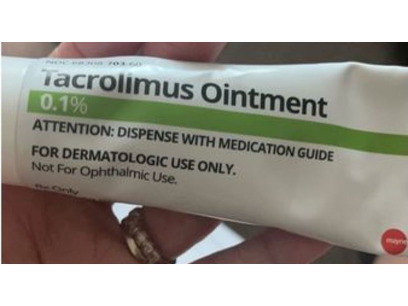 Tacrolimus Ointment 0.1% 60g, Glenmark (RX),