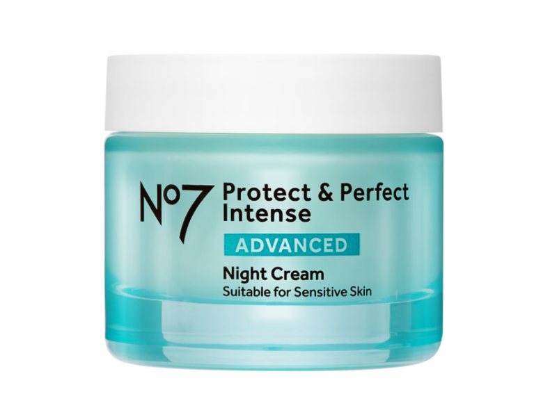 No7 Protect & Perfect Night Cream, Advanced, 1.69 fl oz/50 mL
