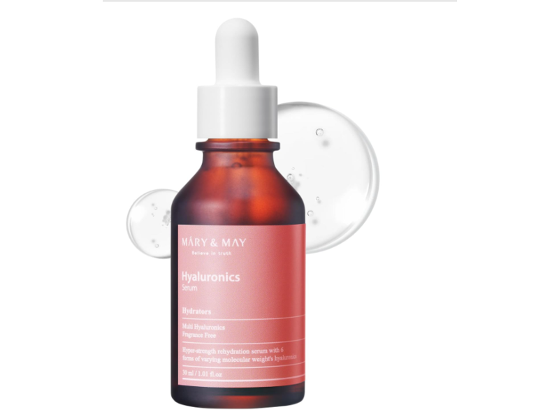 Mary & May Hyaluronics Serum, Hydrators, 1.01fl oz/30 mL