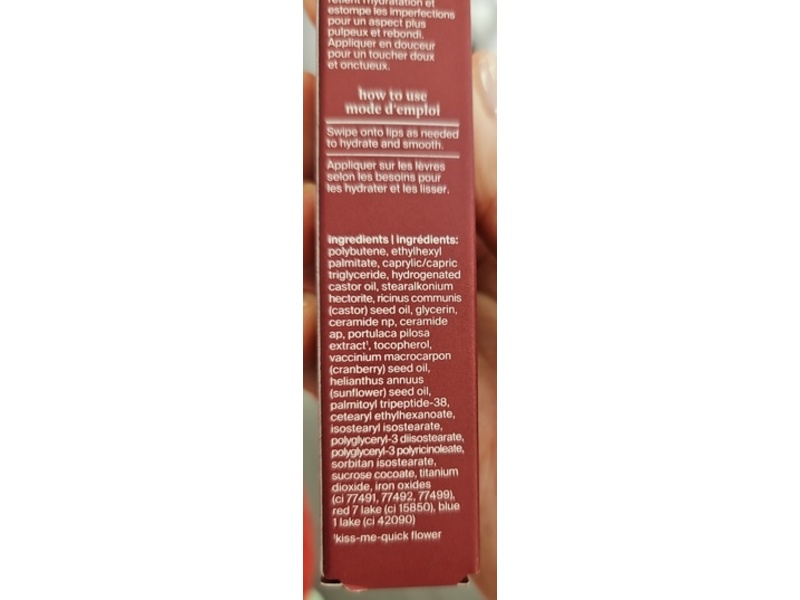 Cocokind Ceramide Lip Blur Balm, Be Bold Burgundy, 0.37 fl oz/11 mL