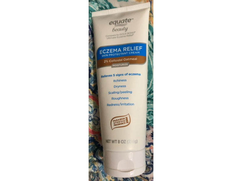 Equate Beauty Eczema Relief Skin Protectant Cream, 8 oz/226 g, Pack Of 2