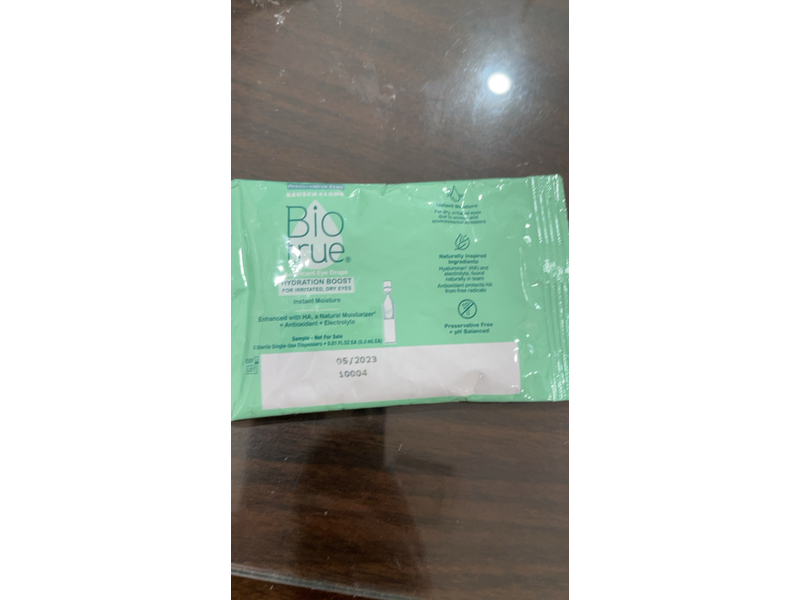 Biotrue Hydration Boost Eye Drops, 0.01 fl oz