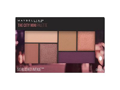 Maybelline The City Mini Eyeshadow Palette, 510 Blushed Avenue, 0.14 oz/4 g