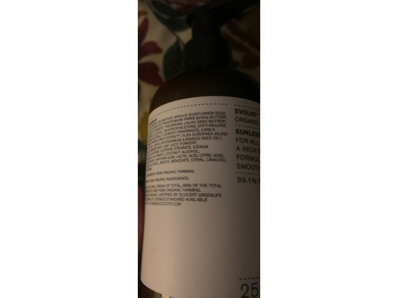 Evolve Sunless Glow Body Lotion, 8.5 fl oz/250 mL