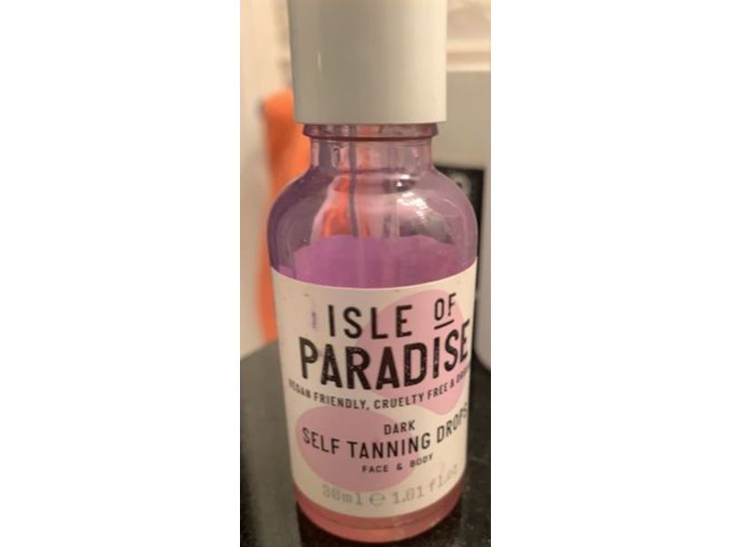 Isle of Paradise Self-Tanning Drops, Dark, 1.01 fl oz/30 mL