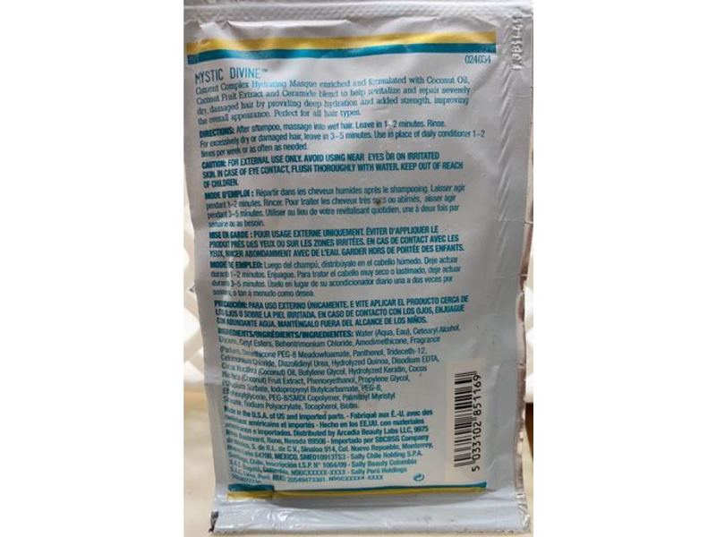 Mystic Divine Hydrating Masque, Coconut Complex, 1 fl oz/30 mL