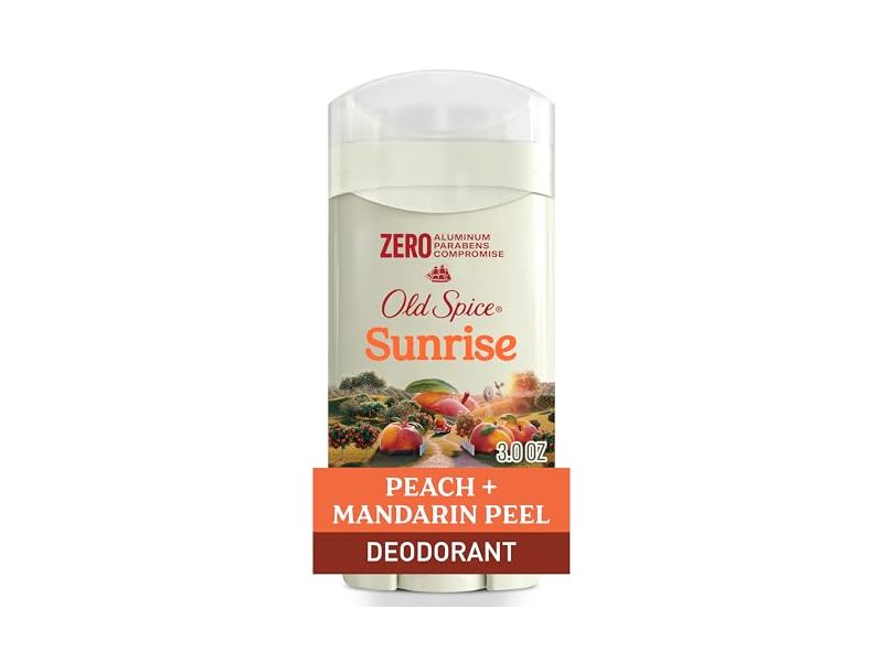 Old Spice Sunrise Deodorant, Peach + Mandarin Peel Scent, 3.0 oz/85 g