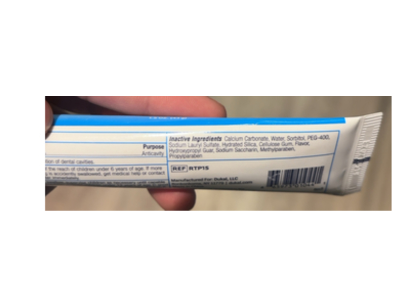 Dawn Mist Fluoride Toothpaste, Fresh Mint, 1.5 fl oz/43 g