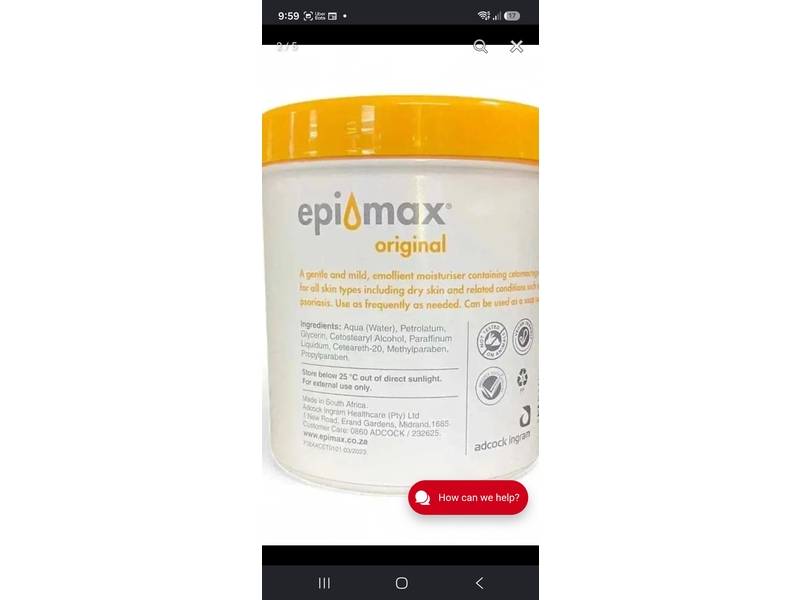 Epimax Original Cream, 400 g