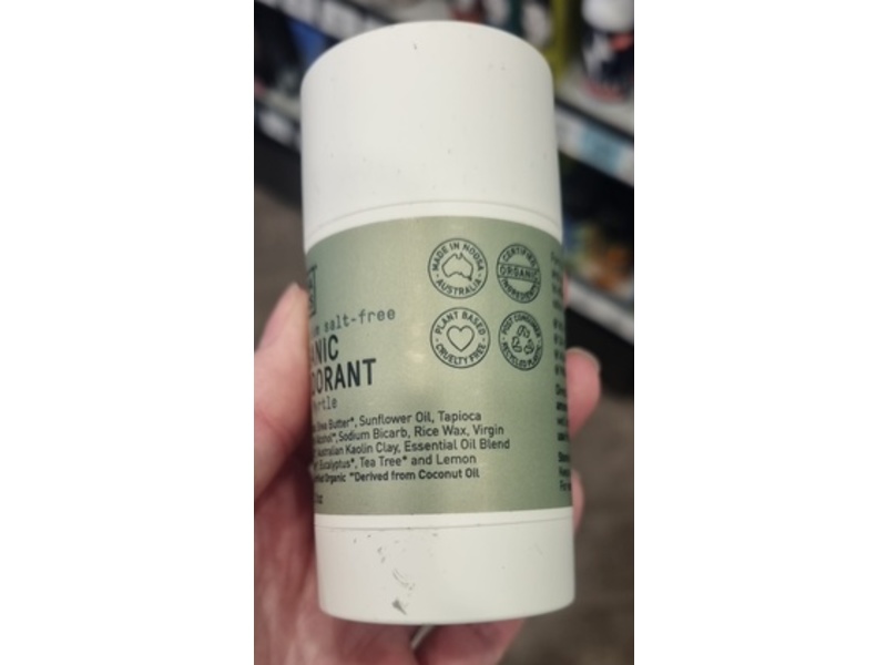 Noosa Basics Organic Deodorant, Lemon Myrtle, 2.1 oz/60 g