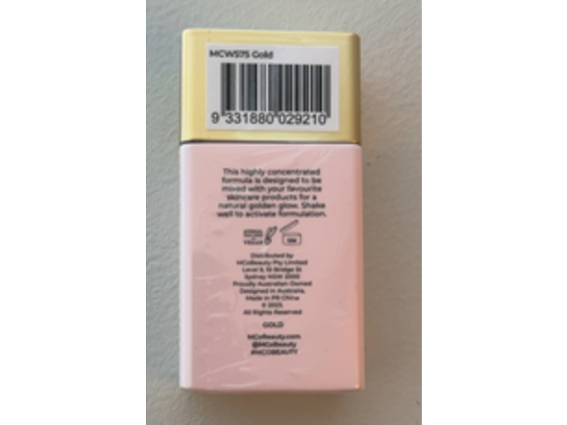 McoBeauty Super Glow Bronzer, Golden Drops, 1 fl oz/30 mL