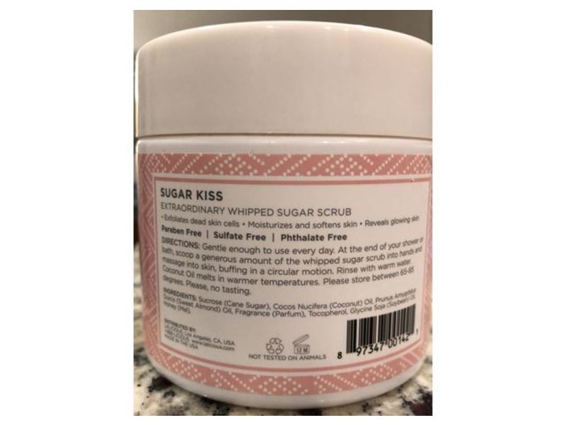 Lalicious Extraordinary Whipped Sugar Scrub, Sugar Kiss, 16 oz/453 g