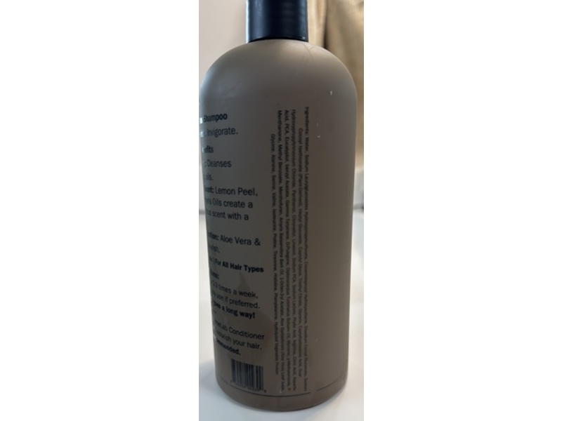HygieneLab Shampoo, Herbal Citrus, 16.9 fl oz/500 mL
