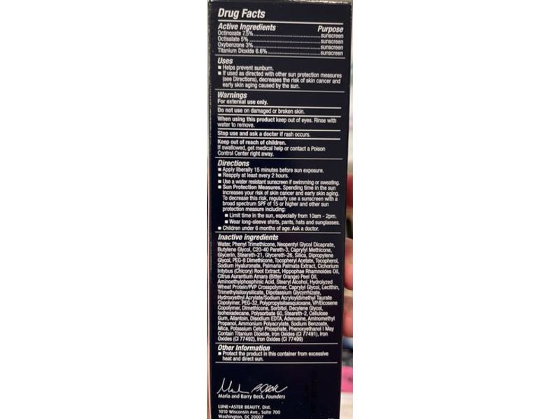 Lune+Aster CC Tinted Moisturizer, Protect + Go, SPF 50+, Medium Coverage, Normal To Dry Skin, 1.7 oz/50 g