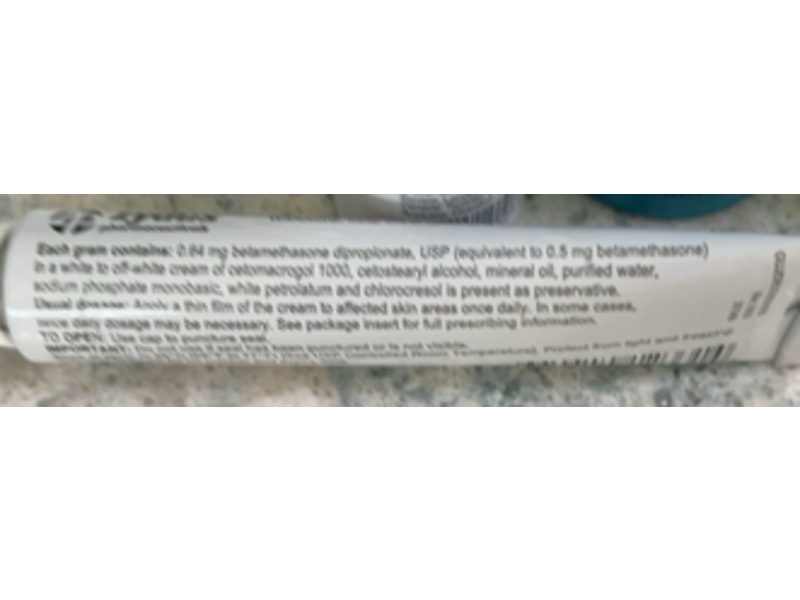 Betamethasone Dipropionate Cream 0.05%, 15 g, Zydus (Rx)