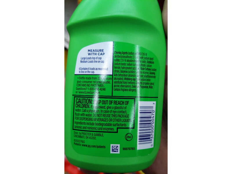 Gain + Aroma Boost Laundry Detergent, Original, 6 Loads, 10 fl oz/306 mL