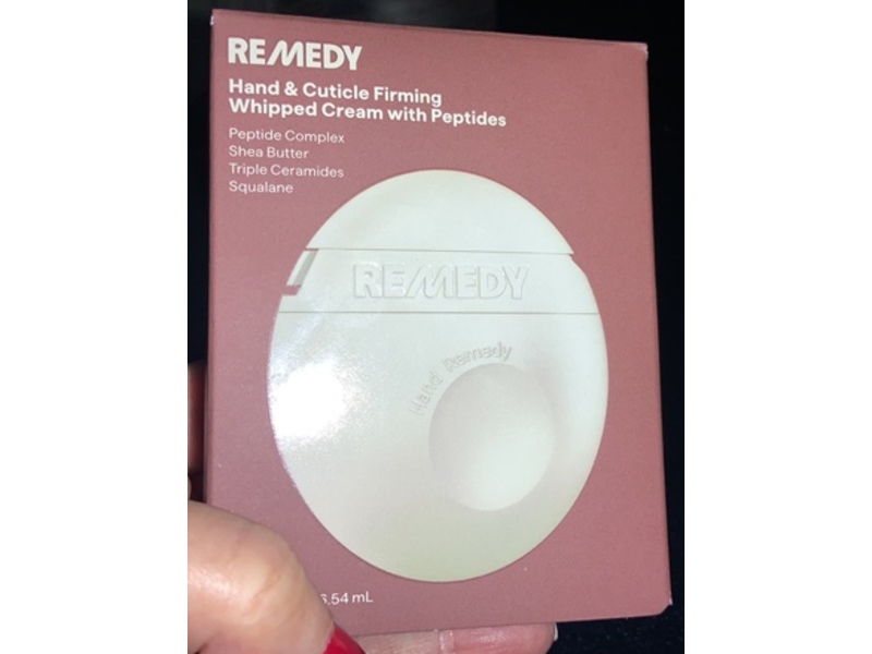 Remedy Hand & Cuticle Firming Whipped Cream, Peptides, 2.25 fl oz