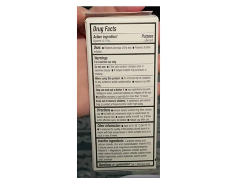 Blink Nourish Dry Eye Lubricating Eye Drops, 0.33 fl oz