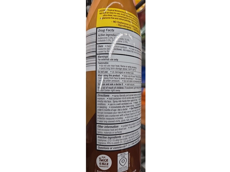Lacura Tropical Moisturizing Sunscreen, SPF 30, 5.5 oz/156 g
