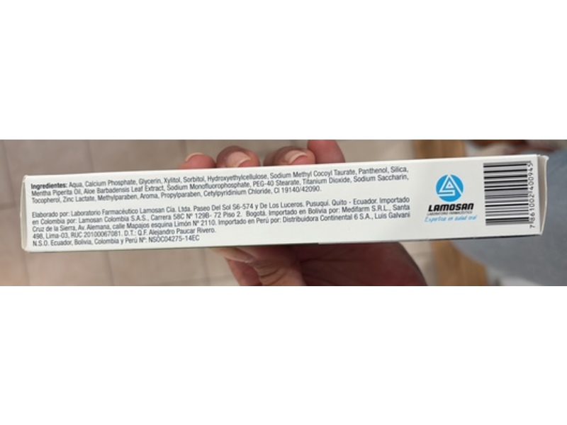 Lamosan Denture Toothpaste, Aloe, 100 g