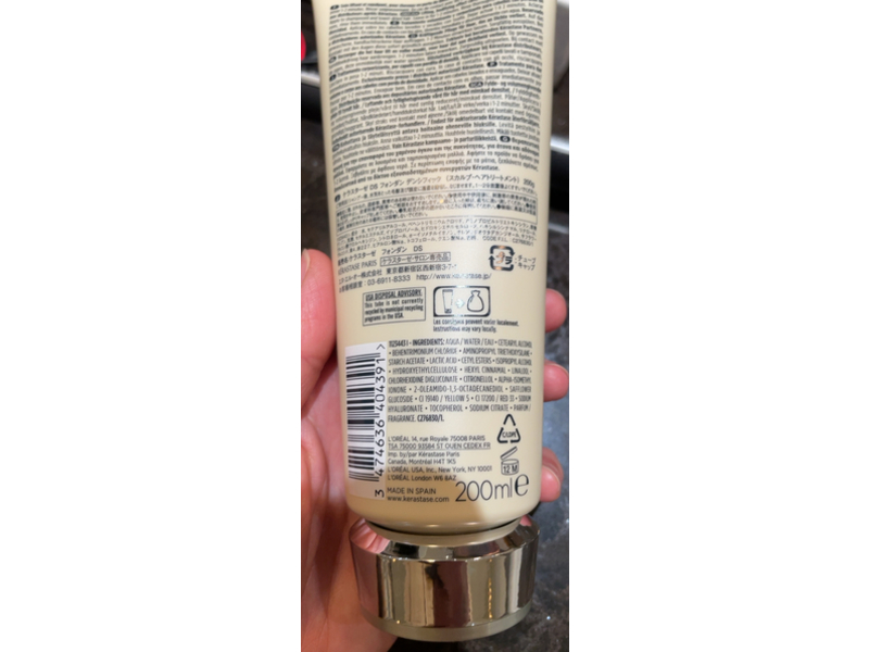 Kerastase Densifique Fondant Densite, Hyaluronic + Intra-Cylane, 6.8 fl oz/200 mL